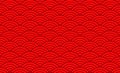 Chinese seamless pattern of traditional oriental background with red ornament. Asian red pattern. Vector Royalty Free Stock Photo
